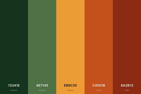 Orange and Green: