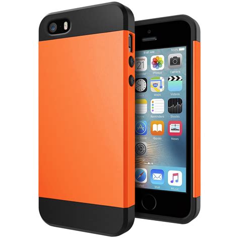 Orange iPhone Protective Three layer Silicone Epub