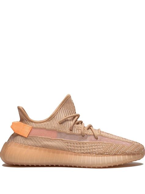 Orange yeezy shoes