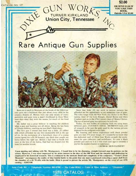 Order A Dixie Gun Works Catalog 2016