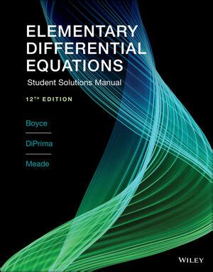 Ordinary Differential Equations Student Solution Manual Reader