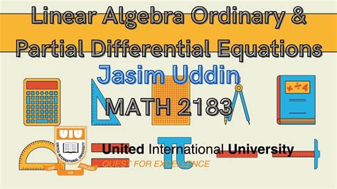 Ordinary and Partial Differential Equations Lecture Notes in Mathematics PDF