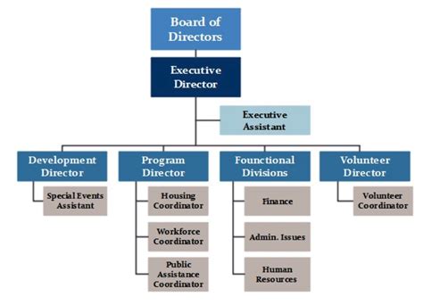 Org Chart For Nonprofit