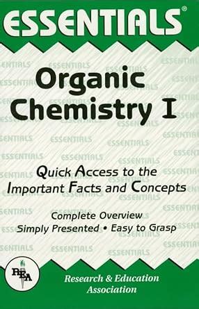 Organic Chemistry I Essentials Vol 1 Essentials Study Guides Kindle Editon