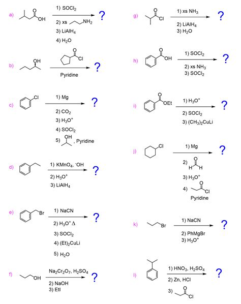 Organic Chemistry Practice Problems With Answers PDF