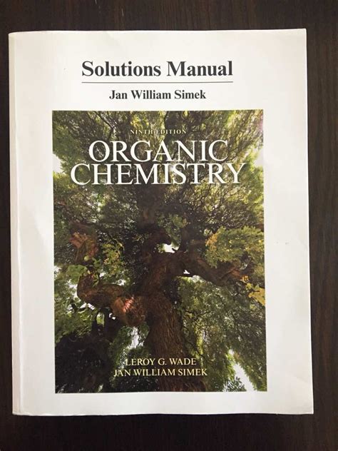 Organic Chemistry Wade Solutions Manual 7th Kindle Editon