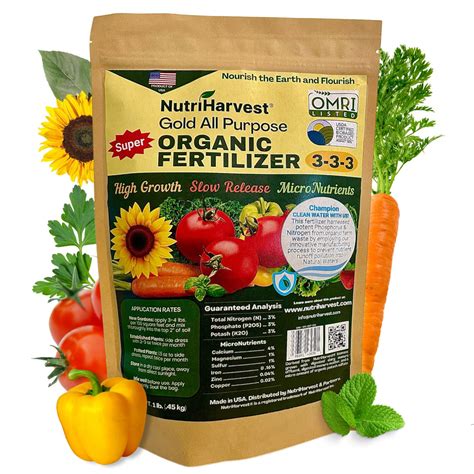 Organic Fertilizers for Your Veggies: 10,000+ Character Guide