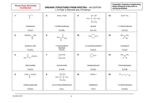 Organic Structures From Spectra Solution Reader