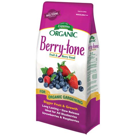 Organic berry tone fertilizers