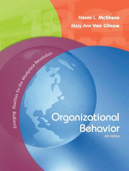 Organisational behaviour mcshane 4th edition Ebook PDF