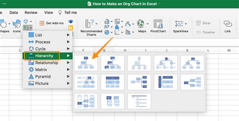 Organization Chart In Excel