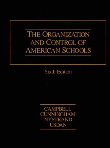 Organization and Control of American Schools Kindle Editon