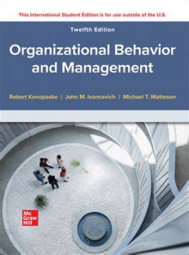 Organizational Behavior 12th Edition Pdf Kindle Editon