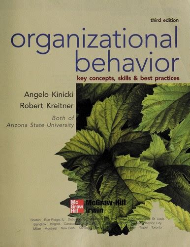 Organizational Behavior Kinicki 5th Edition Ebook Doc