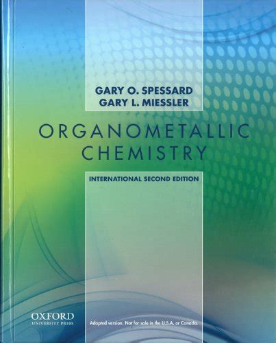 Organometallic Chemistry International Edition PDF