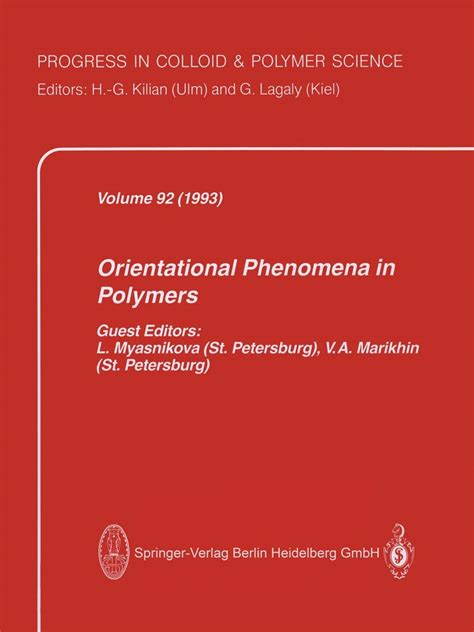 Orientational Phenomena in Polymers PDF