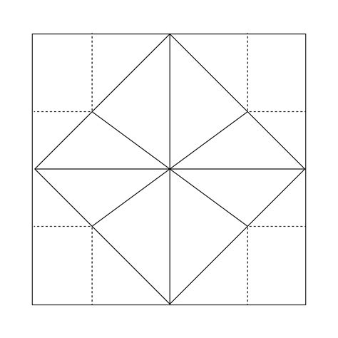 Origami Fortune Teller Template