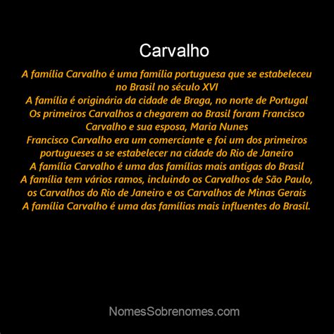 Origem do Sobrenome Carvalho: Uma História Enraizada