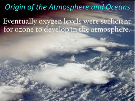 Origin in Ancient Oceans: