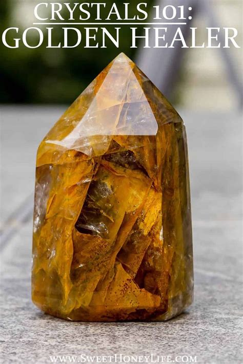 Origins and Composition of the Golden Healer Crystal