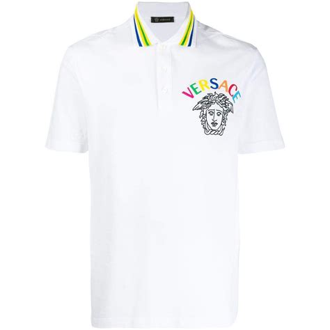 Origins and Evolution of the White Versace Polo Shirt