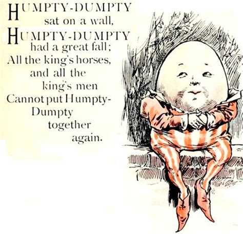 Origins of Humpty Dumpty