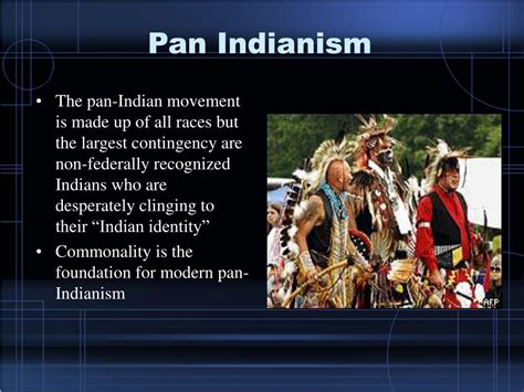 Origins of the Pan Indian Movement