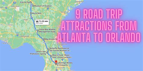 Orlando Florida to Atlanta: 500 Miles of Adventure and Discovery