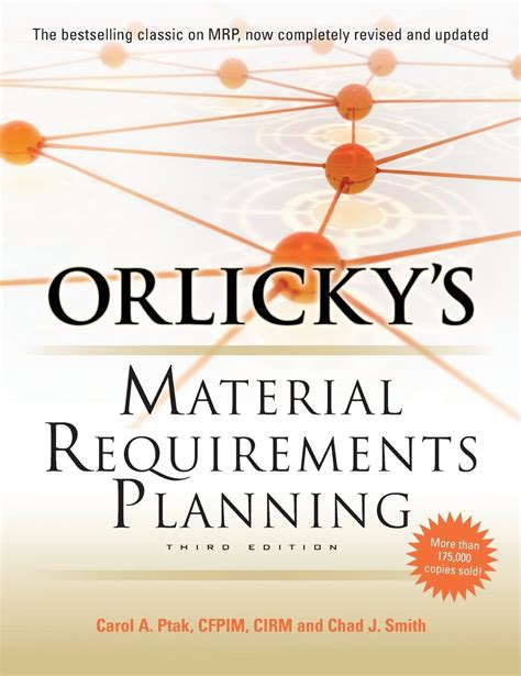 Orlicky s Material Requirements Planning Third Edition Epub