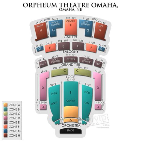 Orpheum Omaha Ne Seating Chart