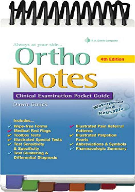 Ortho Notes Clinical Examination Pocket Guide PDF