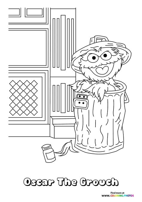 Oscar The Grouch Printable
