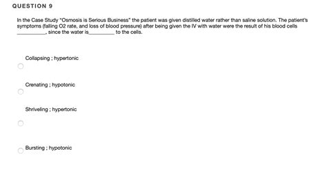 Osmosis Is Serious Business Case Study Answers PDF