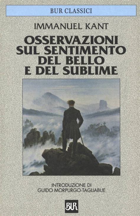 Osservazioni sul sentimento del bello e del sublime Italian Edition PDF