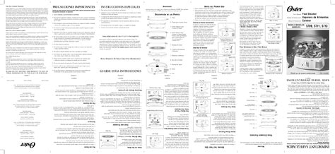 Oster Food Steamer 5711 Manual Ebook PDF