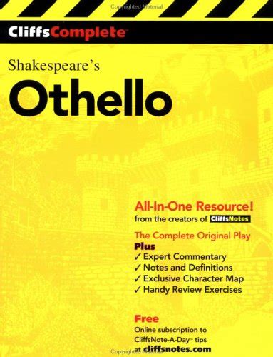 Othello: Complete Study Edition Cliffs Notes Ebook PDF