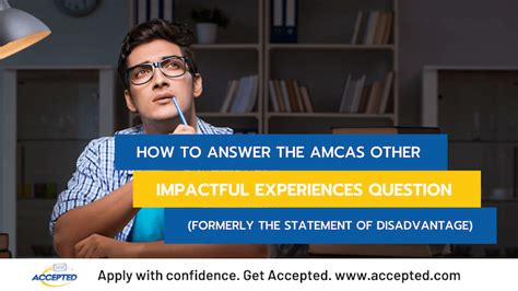 Other Impactful Experiences for AMCAS Applications