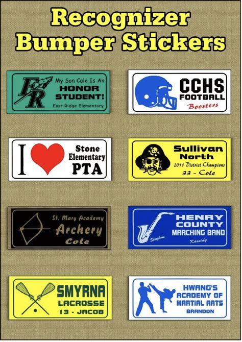 Other Names for Bumper Stickers in School: A Comprehensive Guide