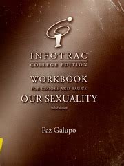 Our Sexuality with CD-ROM InfoTrac Workbook and InfoTrac Advantage S PDF