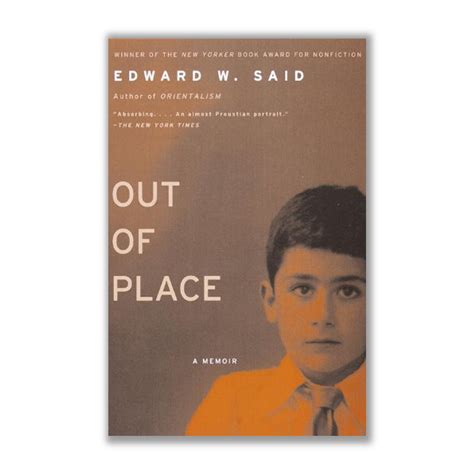 Out of Place A Memoir Reader