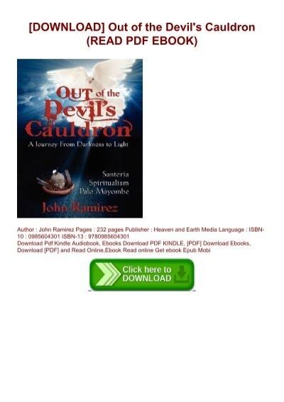 Out.Of.The.Devil.s.Cauldron Ebook PDF