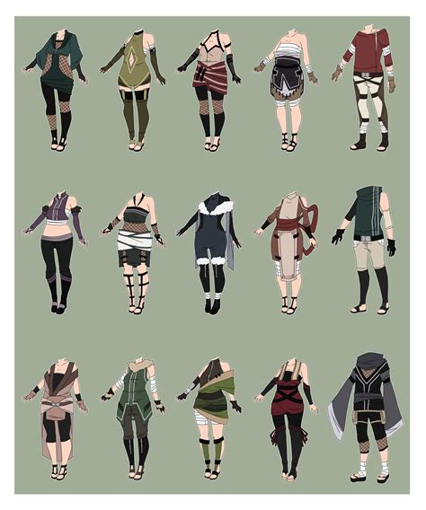 Outfits and Characters