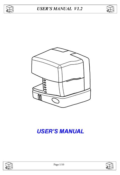 Output Solutions Cp 1001 Printers Owners Manual PDF