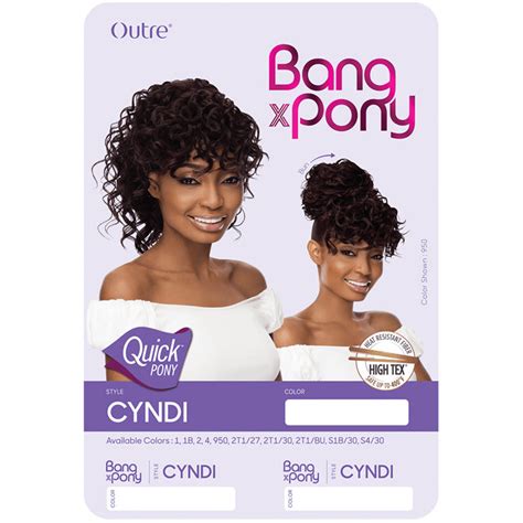 Outre Synthetic Bang X Pony Quick Pony Cyndi: The Ultimate Guide to Enhancing Your Style