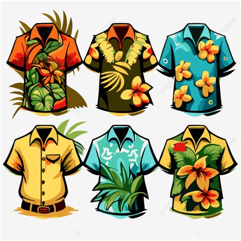 Outshine in Style: The Enchanting Evolution of Clip Art Hawaiian Shirts