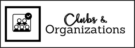 Over 450 Registered Clubs and Organizations: