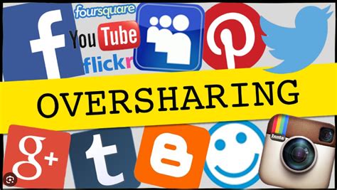 Over-sharing on social media: