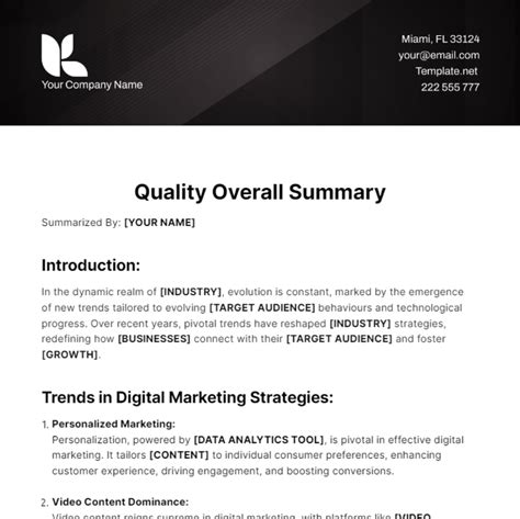 Overall Quality: