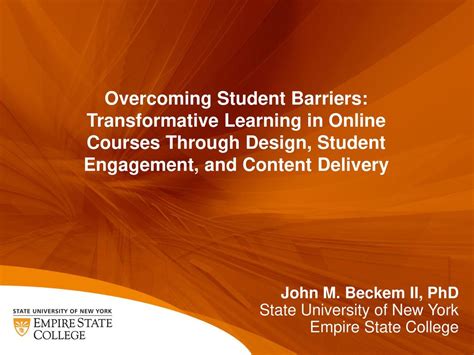 Overcoming Barriers to PhD Education