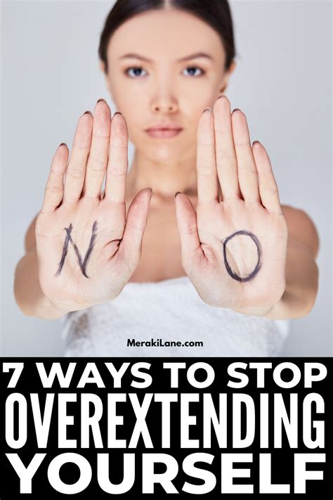 Overextending Yourself: